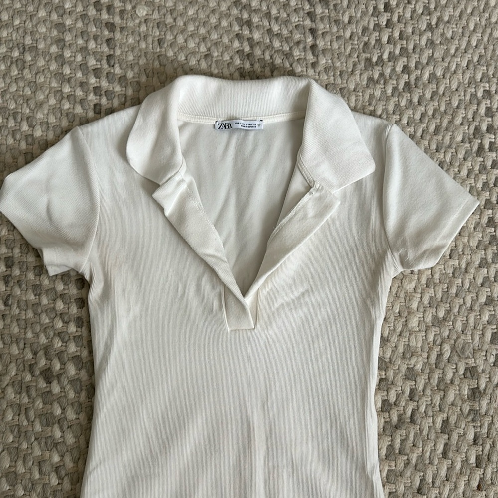 Zara white bodysuit